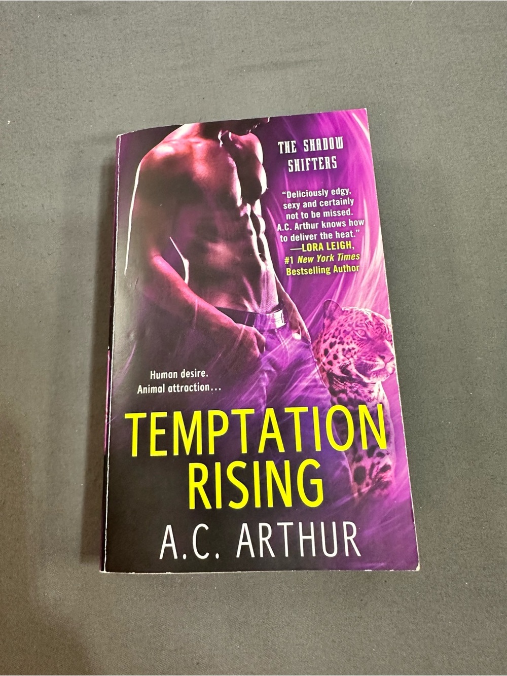 Temptation Rising by A.C. Arthur Paperback Book Shadow Shifters Series
